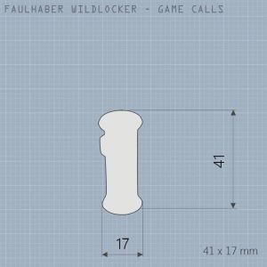 FAULHABER Deer Roe calling S in a set of 3 + Old doe call