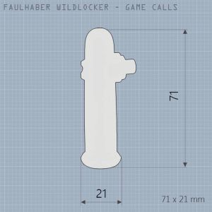 FAULHABER Deer Roe calling M in a set of 3 + Old doe call